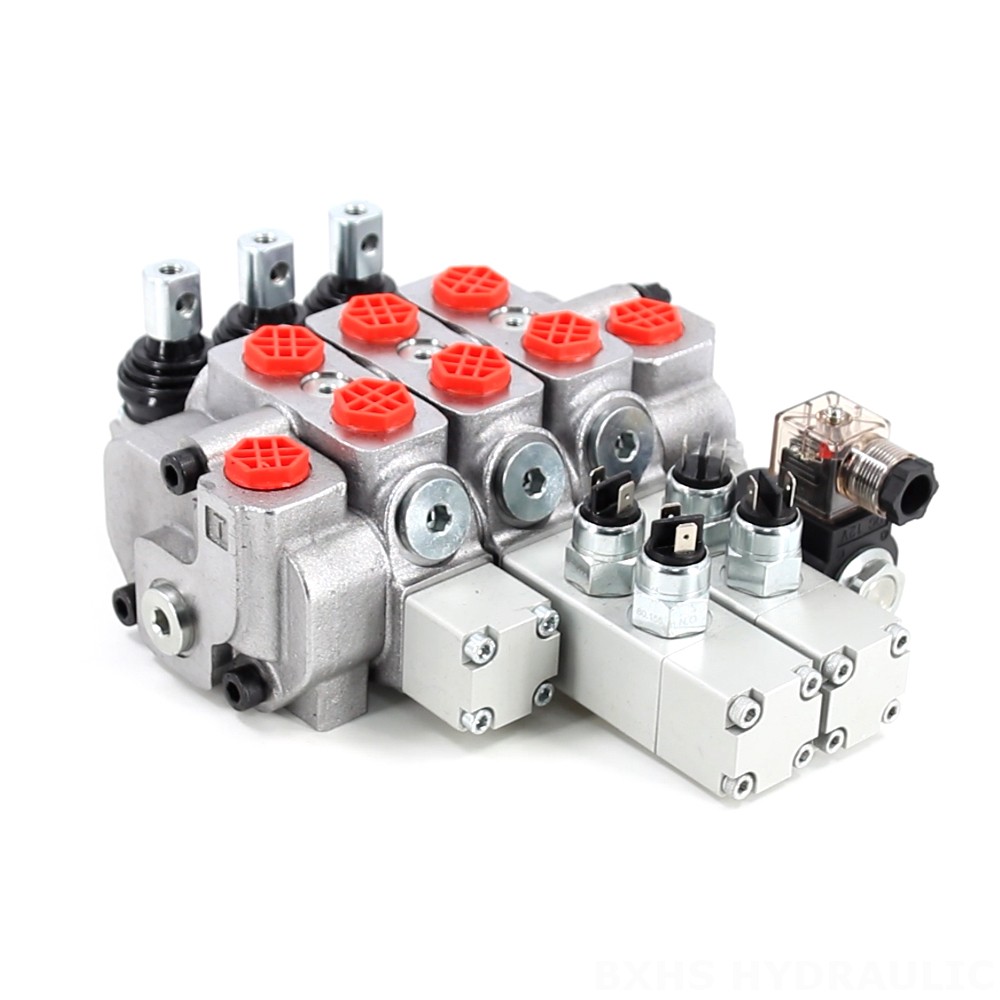 SD6 Micro Switch Manual 3 Spool Sectional Directional Valve image